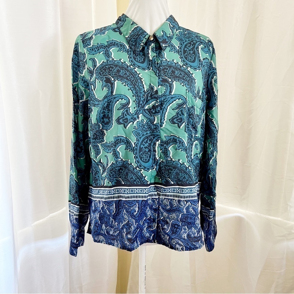Charlie Jade polyester blouse Size Large